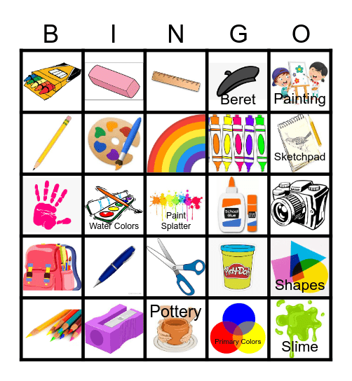 Art! Bingo Card