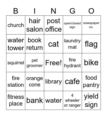 Argyle Bingo Card