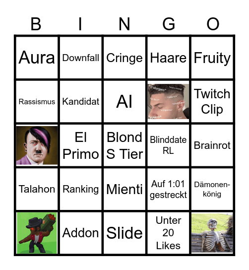 Hölle Nein Bingo Card