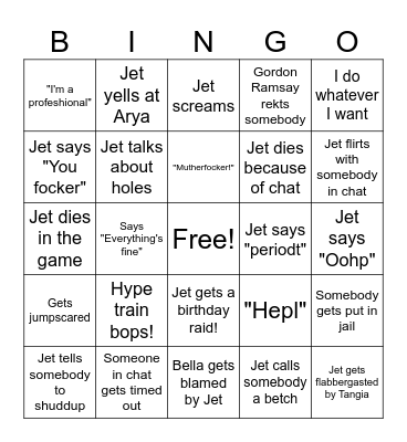 Birthday Bingo! Bingo Card