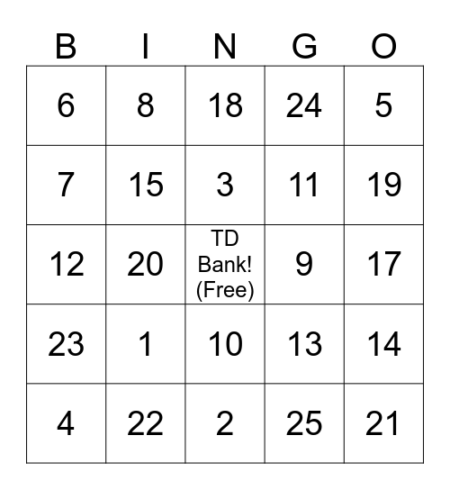 Spirit Week Bingo! (Game 1) Bingo Card