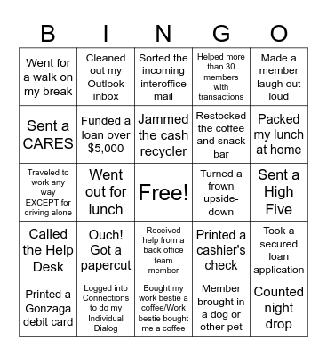 All-Day BINGO - Branches Bingo Card