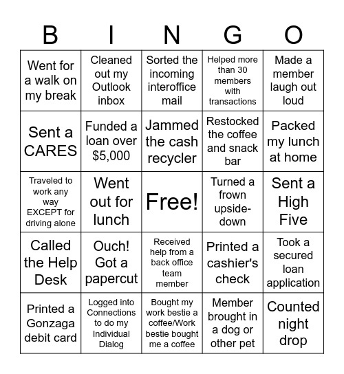 All-Day BINGO - Branches Bingo Card
