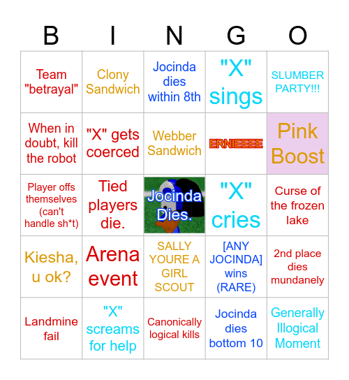 BHGOSLTWPAN Classic Bingo Card