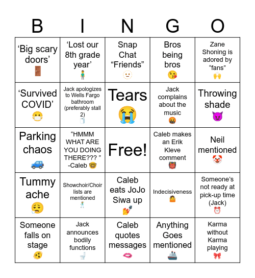 Graduation Bingo 🎓 Bingo Card