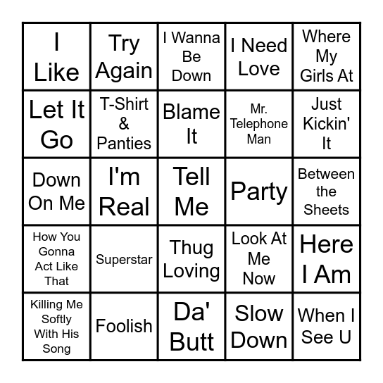 VIBE BINGO ROUND ONE Bingo Card Vibe bingo round one bingo card