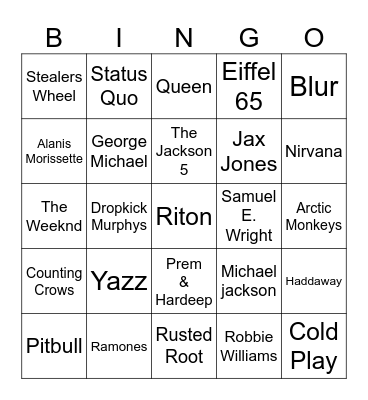 Welcome Home "D" Bingo Card