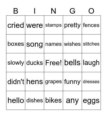 Wild Weather Mod. 6 Week 1 Bingo Card