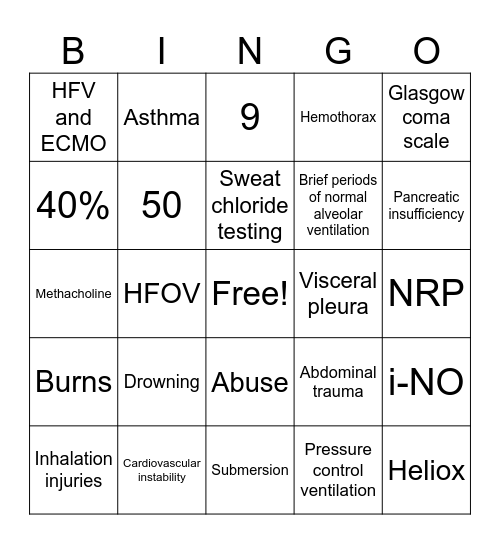 BABY BINGO #2 Bingo Card