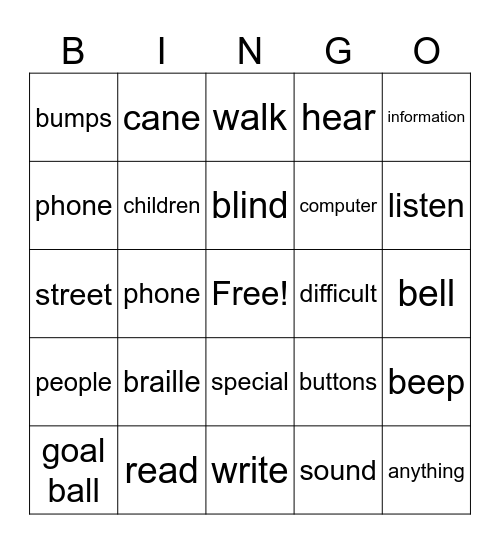 We can do anything! Bingo Card