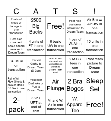 Memorial Day Bingo Card