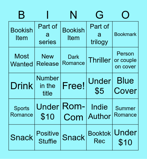 🧚Fairy Friday🧚 Bingo Card