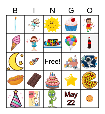 ! Jehseh's Birthday Bingo ! Bingo Card