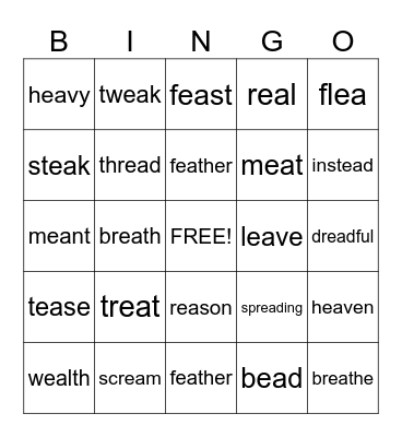 Three Sounds of EA Bingo Card