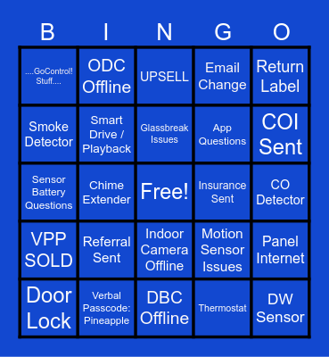 Memorial Day - Chat Bingo Card