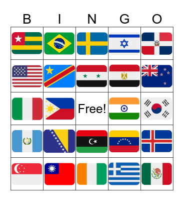 CSW 2022 Around the World BINGO Card