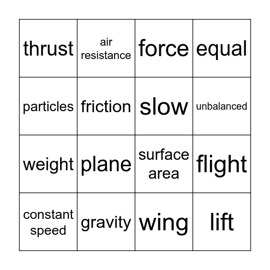 Paper Planes Bingo! Bingo Card