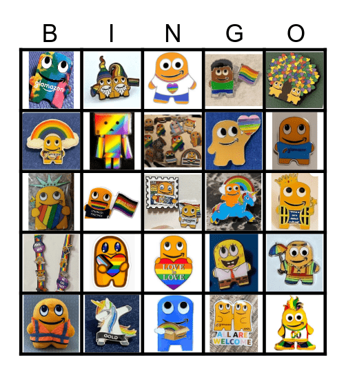 Glamazon Bingo Card