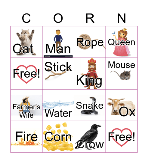 The Grain of Bingo Card