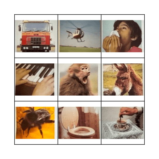 Soundtracks Bingo Card