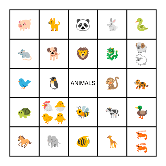 What animal is Bingo?...By Teacher Palm Bingo Card