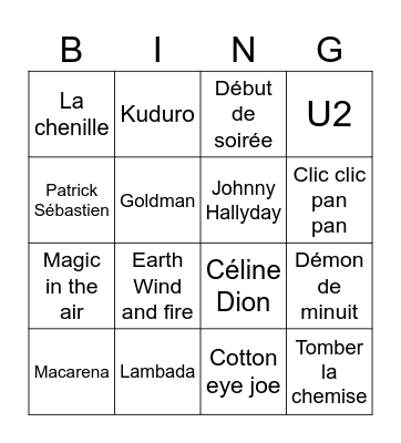 FIESTAAAA Bingo Card