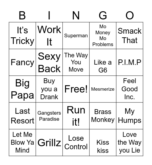 ⭐️ Mix #2. ⭐️ Bingo Card