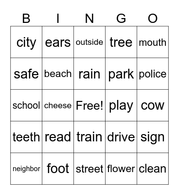 Legendary unit 3 Bingo Card