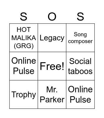 Triple_S Bingo Card