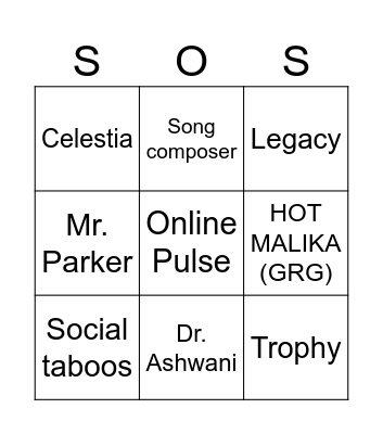 Triple_S Bingo Card