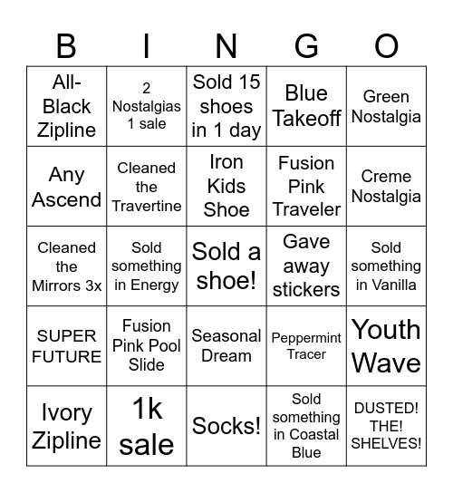 Sloane’s Outta Town BINGO! Bingo Card