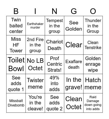 Bible Study - UCOB Bingo Card