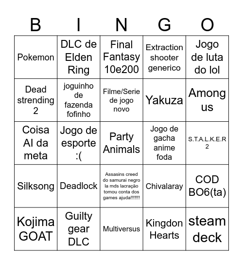 Bingo games jogos Bingo Card