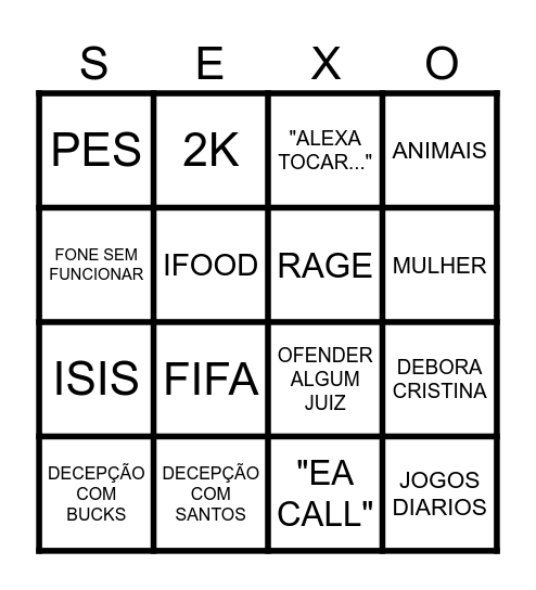 DANI FLINSTOONS Bingo Card