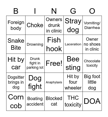 Memorial day Bingo Card