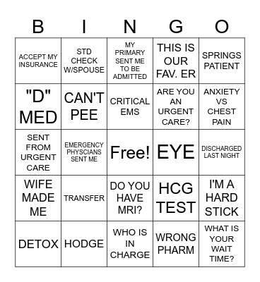 SUMMER BINGO Card