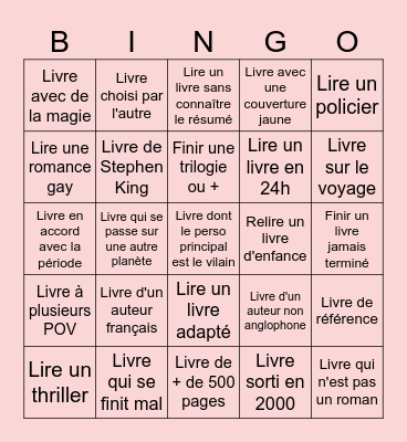 Bingo Lecture 2024 Bingo Card