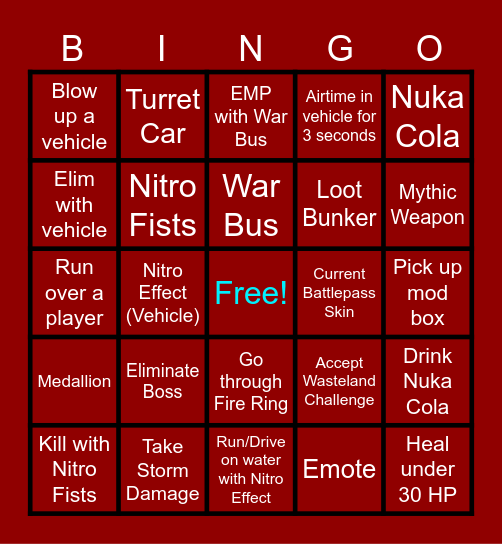 C5 S3 Bingo Card