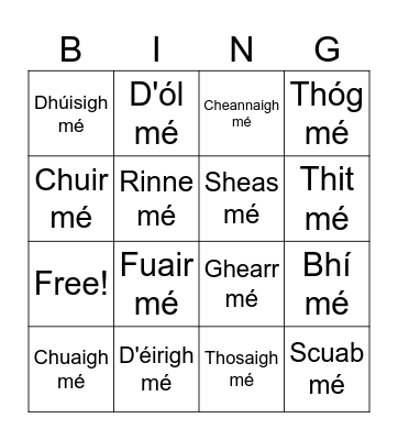 September Briathra '23 Bingo Card