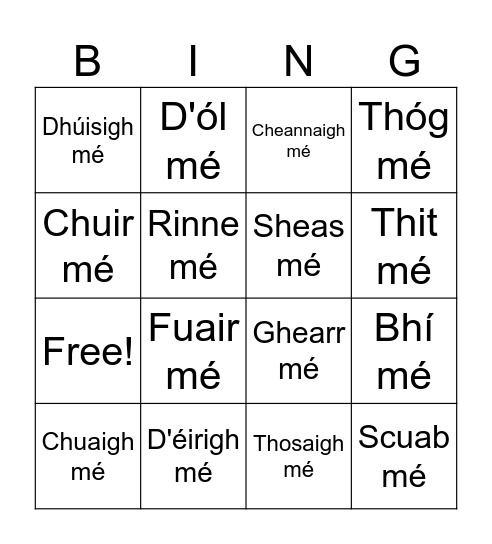 September Briathra '23 Bingo Card