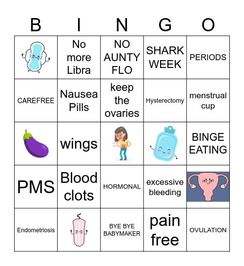 See you later Ovulator Bingo! Bingo Card