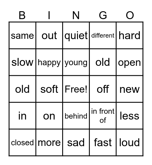Untitled Bingo Card Untitled bingo card