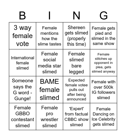 SMU 2024 Bingo Card