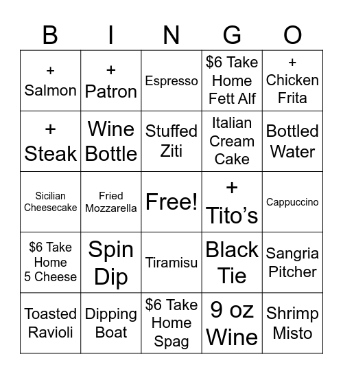 OG Bingo Card