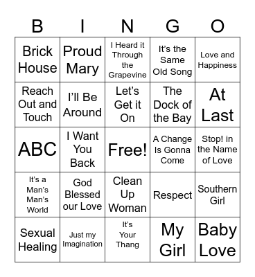 Taking it Back…. Wayyyyy Back Bingo Card