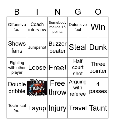 Celtic bingo card Bingo Card