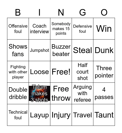 Celtic bingo card Bingo Card