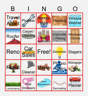 BNI-GO Bingo Card