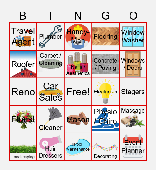 BNI-GO Bingo Card