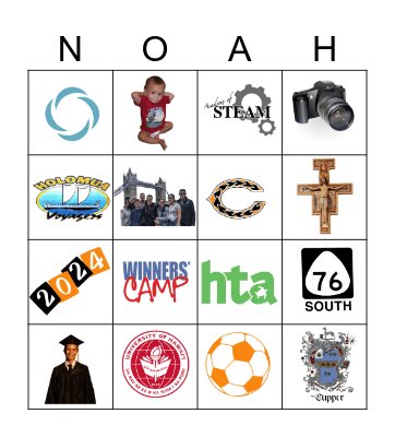 LANDON NOAH BINGO Card